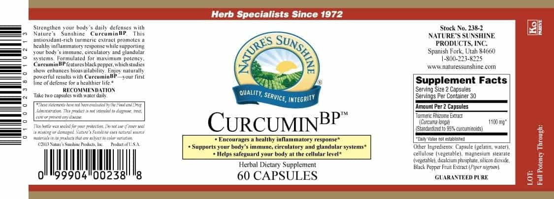 CurcuminBP (60 caps)