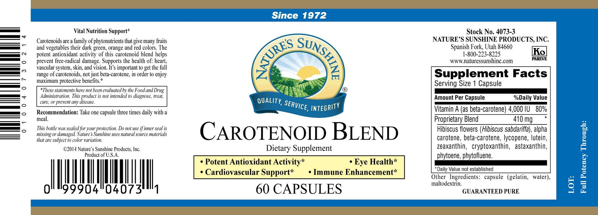 Carotenoid Blend