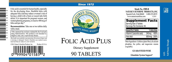 Folic Acid Plus