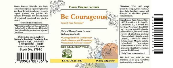 Be Courageous (Vented Fear Formula) (2 fl. oz.)