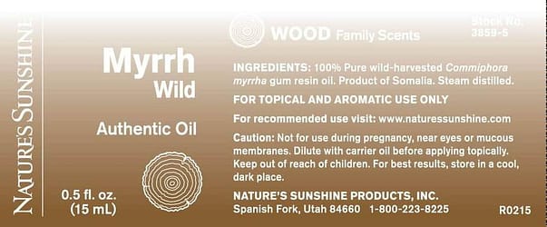 Myrrh, Wild - 100% Pure Essential Oil