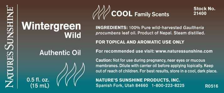 Wintergreen - 100% Pure Essential Oil