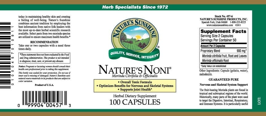 Nature's Noni (100 capsules)